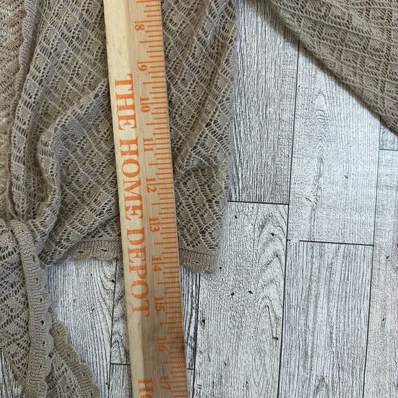 Alice + Olivia Cropped Cardigan Fergie Tie Front Small Fairy Cottagecore Boho - Picture 7 of 9